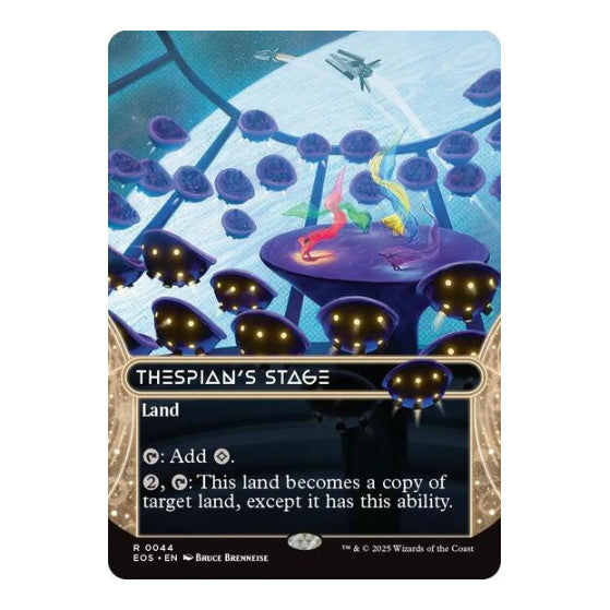 Thespian's Stage (0044) (Borderless) (EOS) #44 Rare (Near Mint) Edge of Eternities: Stellar Sights Magic: The Gathering: 2025