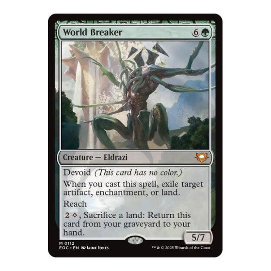 World Breaker (EOC) #112 Mythic Rare (Lightly Played) Commander: Edge of Eternities Magic: The Gathering: 2025