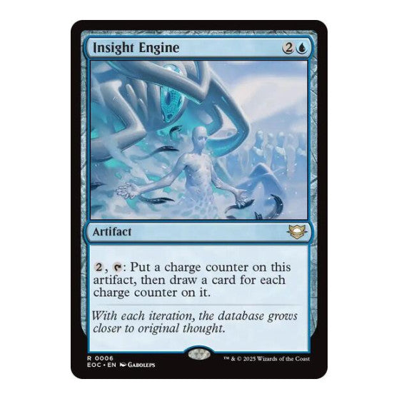 Insight Engine (EOC) #6 Rare (Lightly Played) Commander: Edge of Eternities Magic: The Gathering: 2025