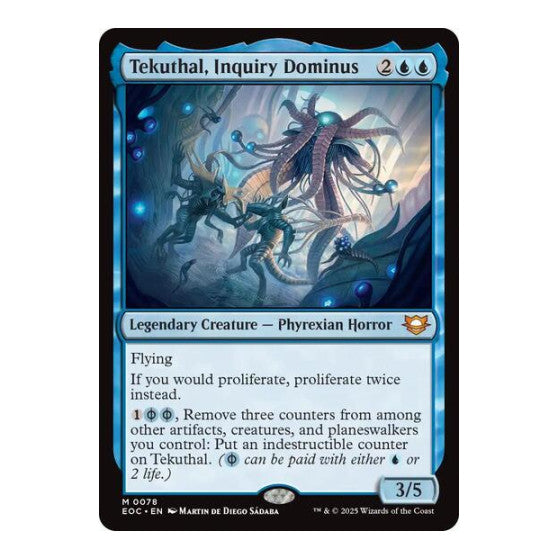 Tekuthal, Inquiry Dominus (EOC) #78 Mythic Rare (Lightly Played) Commander: Edge of Eternities Magic: The Gathering: 2025
