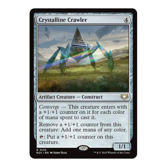 Crystalline Crawler (EOC) #133 Rare (Lightly Played) Commander: Edge of Eternities Magic: The Gathering: 2025