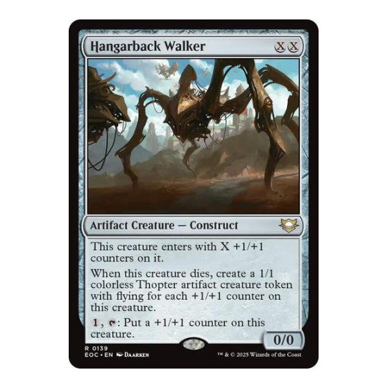 Hangarback Walker (EOC) #139 Rare (Lightly Played) Commander: Edge of Eternities Magic: The Gathering: 2025