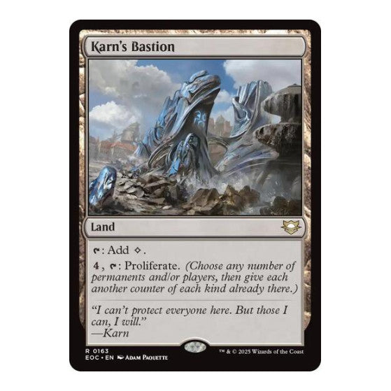 Karn's Bastion (EOC) #163 Rare (Lightly Played) Commander: Edge of Eternities Magic: The Gathering: 2025