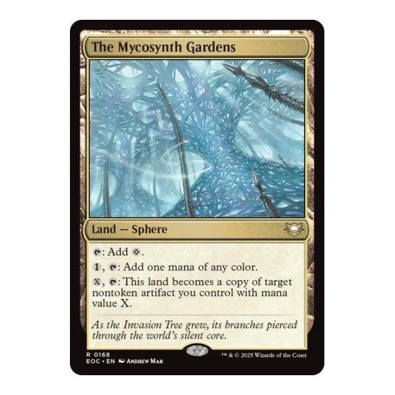 The Mycosynth Gardens (EOC) #168 Rare (Lightly Played) Commander: Edge of Eternities Magic: The Gathering: 2025