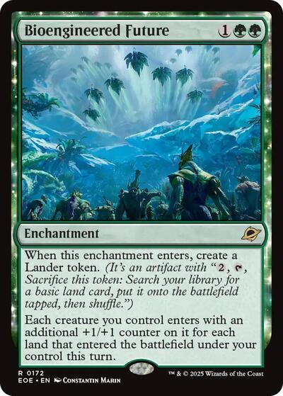 Bioengineered Future (EOE) #172 Rare (Lightly Played) Edge of Eternities Magic: The Gathering: 2025