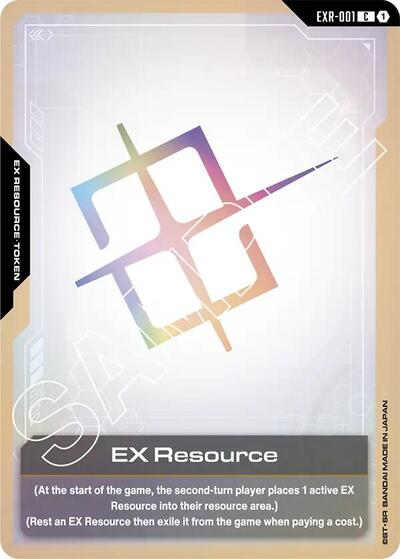EX Resource (GD01) #EXR-001 Common (Near Mint) Newtype Rising Gundam Card Game: 2025