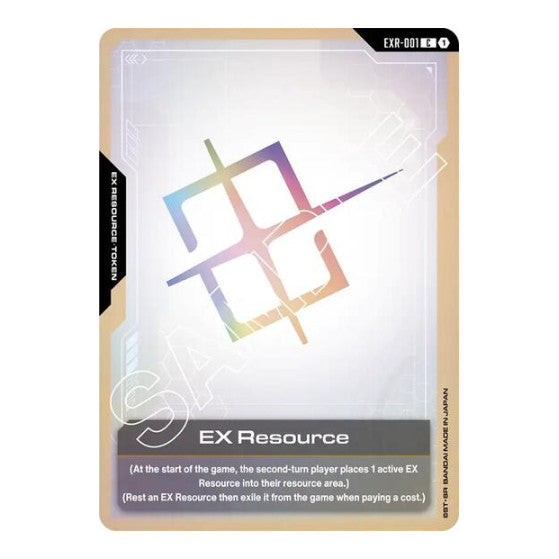 EX Resource (GD01) #EXR-001 Common (Near Mint) Newtype Rising Gundam Card Game: 2025