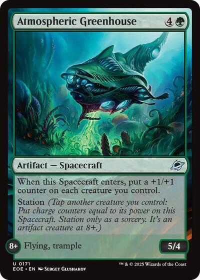 Atmospheric Greenhouse (EOE) #171 Uncommon (Lightly Played) Edge of Eternities Magic: The Gathering: 2025