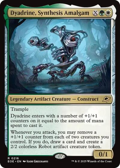 Dyadrine Synthesis Amalgam (EOE) #216 Rare (Near Mint) Edge of Eternities Magic: The Gathering: 2025