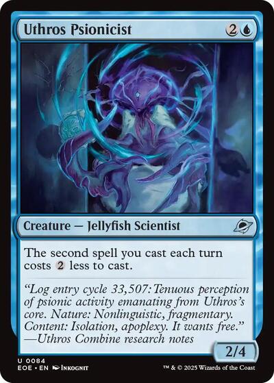 2025 Magic: Edge of Eternities (EOE) - Uthros Psionicist (#84, Uncommon) (Lightly Played)