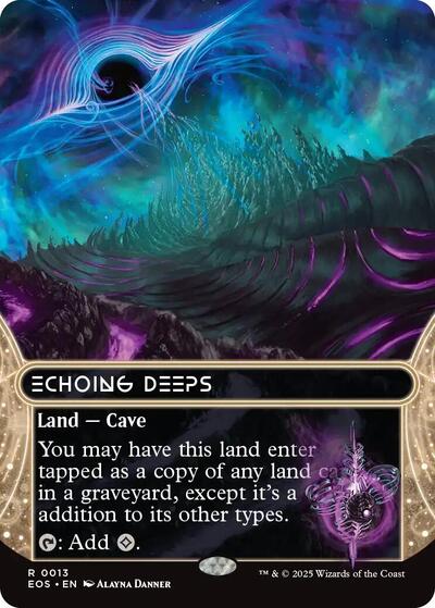 Echoing Deeps 0013 Borderless (EOS) #13 Rare (Lightly Played) Edge of Eternities: Stellar Sights Magic: The Gathering: 2025