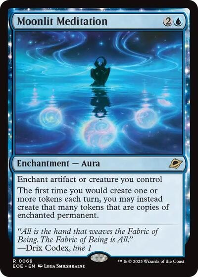Moonlit Meditation (EOE) #69 Rare (Lightly Played) Edge of Eternities Magic: The Gathering: 2025