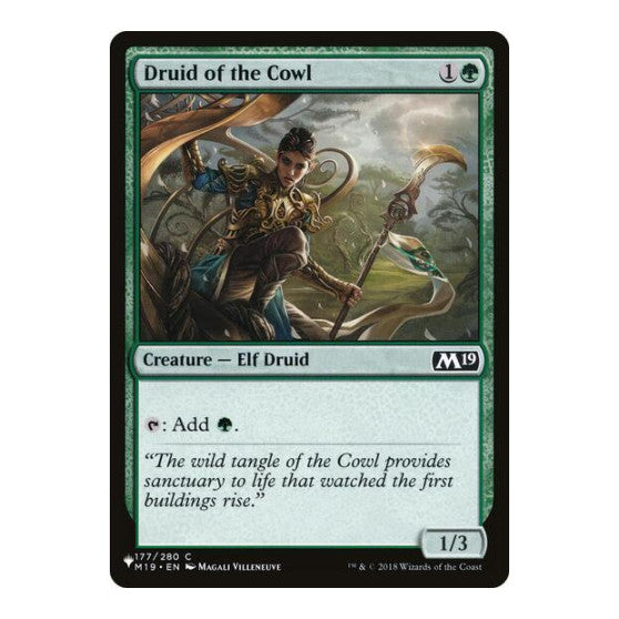 Druid of the Cowl (LIST) #177 Common (Lightly Played) The List Reprints Magic: The Gathering: 2026
