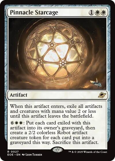 Pinnacle Starcage (EOE) #27 Rare (Lightly Played) Edge of Eternities Magic: The Gathering: 2025