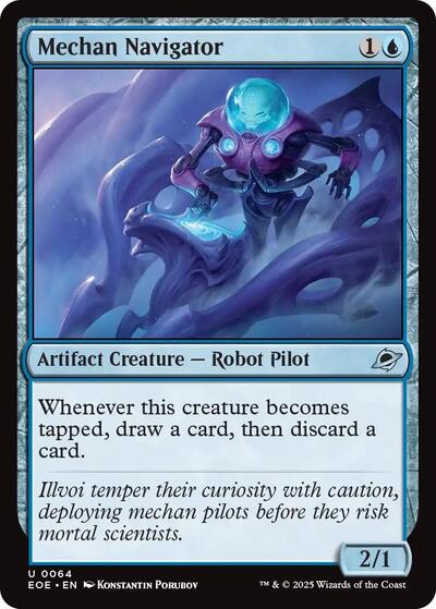 Mechan Navigator (EOE) #64 Uncommon (Lightly Played) Edge of Eternities Magic: The Gathering: 2025