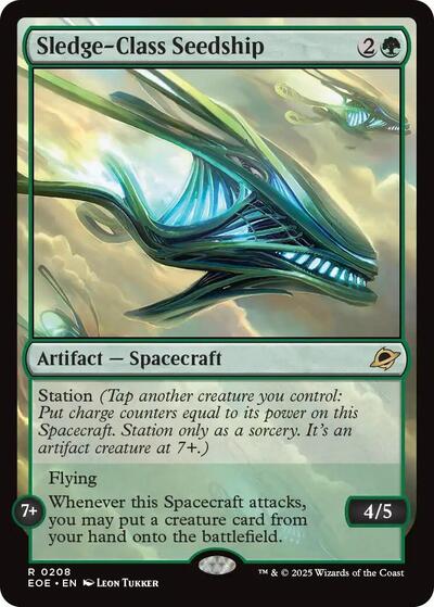 Sledge Class Seedship (EOE) #208 Rare Edge of Eternities Magic: The Gathering: 2025