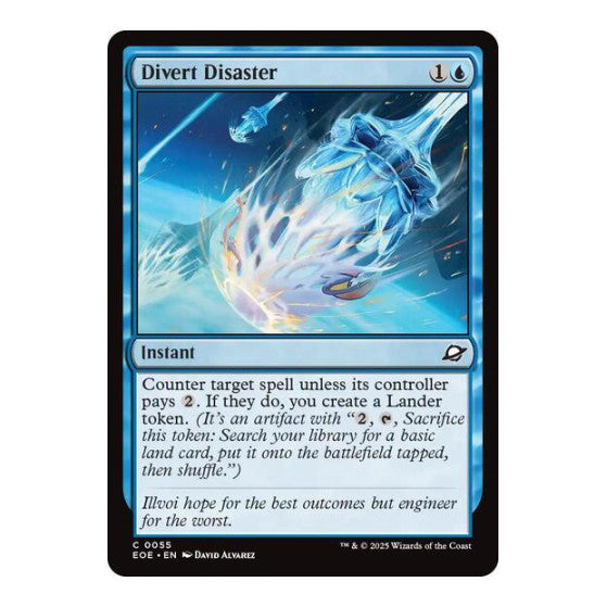 Divert Disaster (EOE) #55 Common Edge of Eternities Magic: The Gathering: 2025