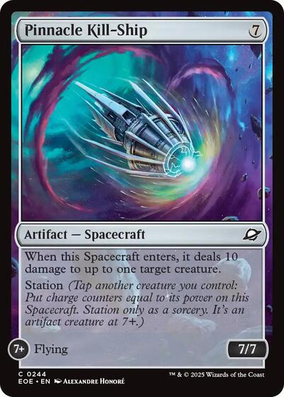 Pinnacle Kill Ship (EOE) #244 Common (Lightly Played) Edge of Eternities Magic: The Gathering: 2025