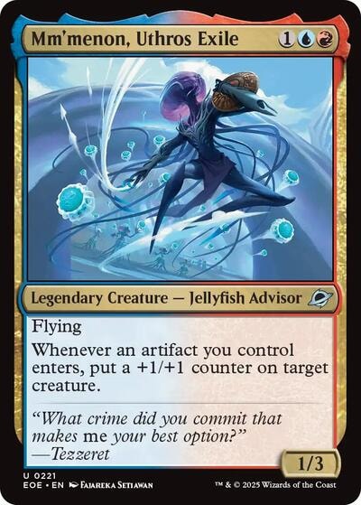 Mmmenon Uthros Exile (EOE) #221 Uncommon Edge of Eternities Magic: The Gathering: 2025