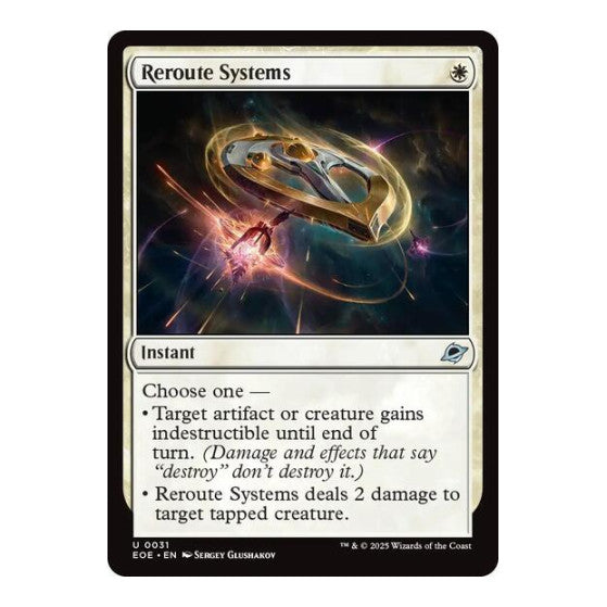 Reroute Systems (EOE) #31 Uncommon Edge of Eternities Magic: The Gathering: 2025