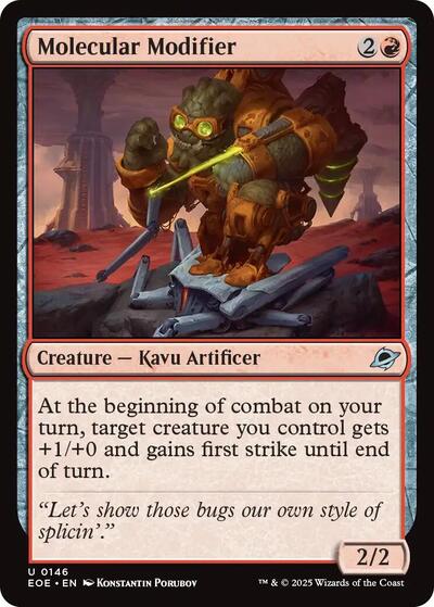 Molecular Modifier (EOE) #146 Uncommon (Lightly Played) Edge of Eternities Magic: The Gathering: 2025
