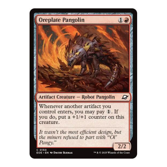 Oreplate Pangolin (EOE) #150 Common Edge of Eternities Magic: The Gathering: 2025