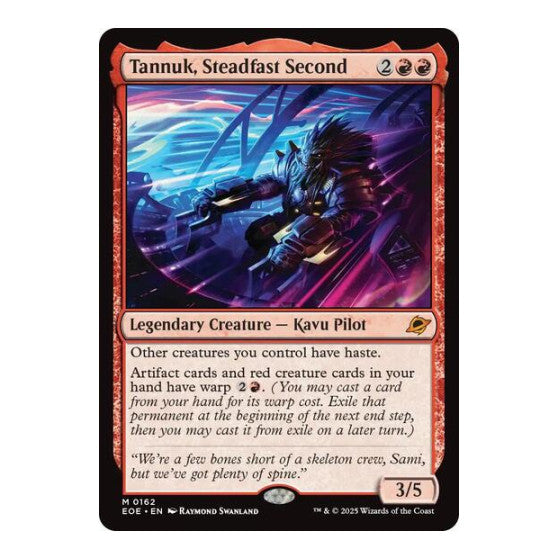 Tannuk, Steadfast Second (EOE) #162 Mythic Rare Edge of Eternities Magic: The Gathering: 2025