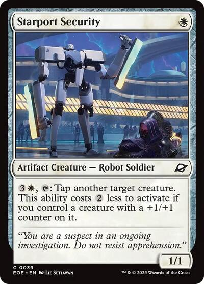 Starport Security (EOE) #39 Common (Lightly Played) Edge of Eternities Magic: The Gathering: 2025