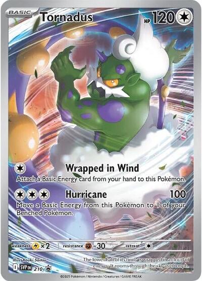 Tornadus - 210 (SVP) #210 Promo SV: Scarlet & Violet Promo Cards Pokemon: 2023