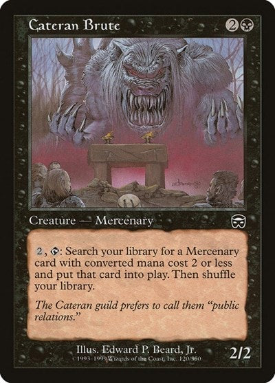 Cateran Brute (MMQ) #120 Common Mercadian Masques Magic: The Gathering: 1999