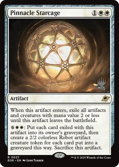 Pinnacle Starcage (PPEOE) #27p Rare (Near Mint) Promo Pack: Edge of Eternities Magic: The Gathering: 2025