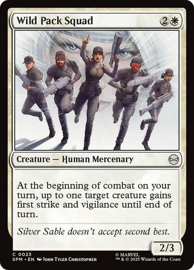 Wild Pack Squad (SPM) #23 Common (Lightly Played) Marvel's Spider-Man Magic: The Gathering: 2025