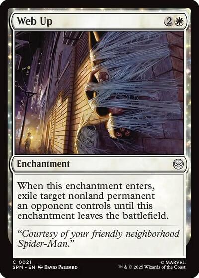 Web Up (SPM) #21 Common (Lightly Played) Marvel's Spider-Man Magic: The Gathering: 2025