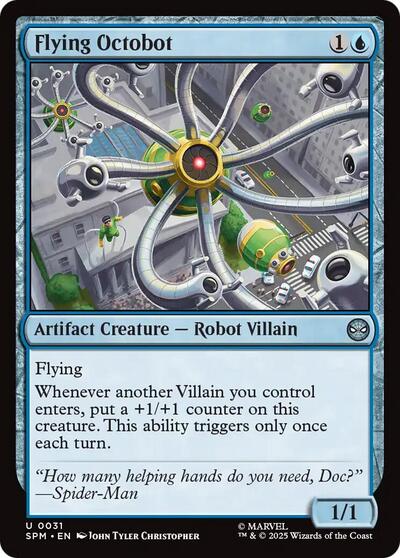 Flying Octobot (SPM) #31 Uncommon Marvel's Spider-Man Magic: The Gathering: 2025