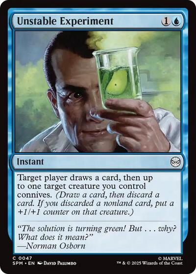 Unstable Experiment (SPM) #47 Common Marvel's Spider-Man Magic: The Gathering: 2025