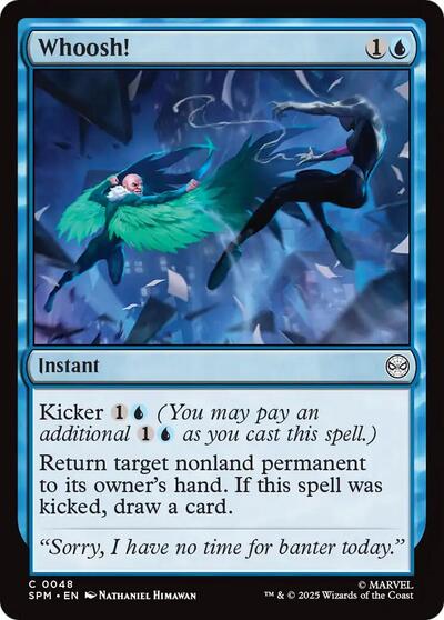 Whoosh! (SPM) #48 Common (Lightly Played) Marvel's Spider-Man Magic: The Gathering: 2025