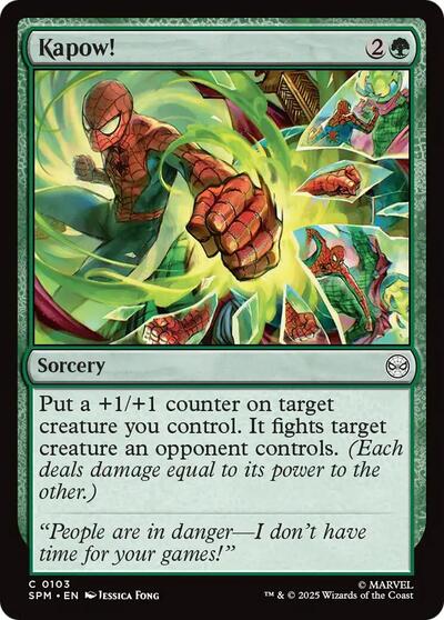 Kapow! (SPM) #103 Common Marvel's Spider-Man Magic: The Gathering: 2025