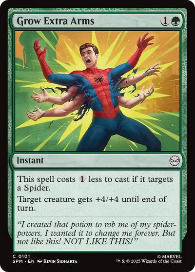 Grow Extra Arms (SPM) #101 Common Marvel's Spider-Man Magic: The Gathering: 2025