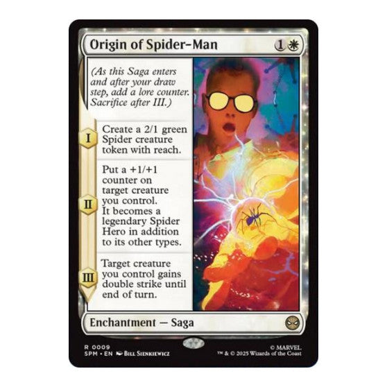 Origin of Spider-Man (SPM) #9 Rare (Near Mint) Marvel's Spider-Man Magic: The Gathering: 2025