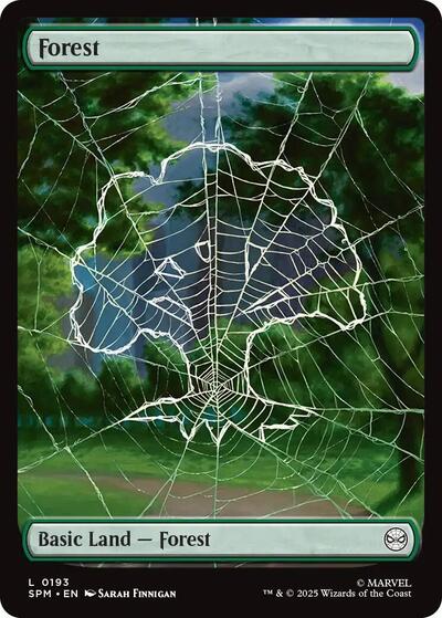 Forest (0193) (SPM) #193 Land Marvel's Spider-Man Magic: The Gathering: 2025