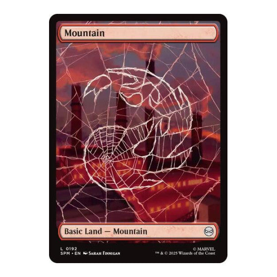 Mountain (0192) (SPM) #192 Land Marvel's Spider-Man Magic: The Gathering: 2025