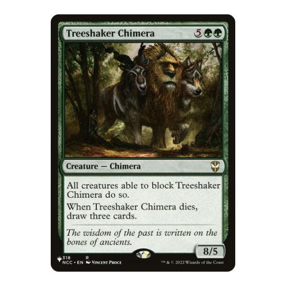 Treeshaker Chimera (LIST) #318 Rare (Lightly Played) The List Reprints Magic: The Gathering: 2026