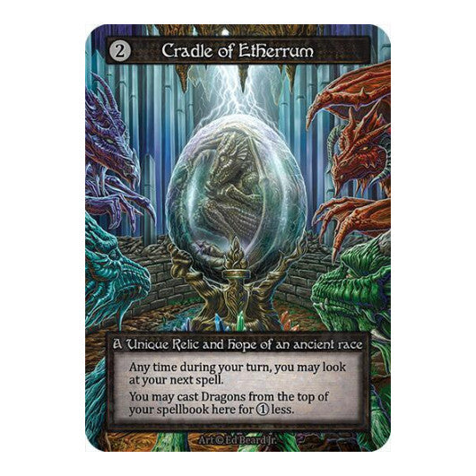 Cradle of Etherrum (SCRDL) Unique (Near Mint) Dragonlord Sorcery: Contested Realm: 2025