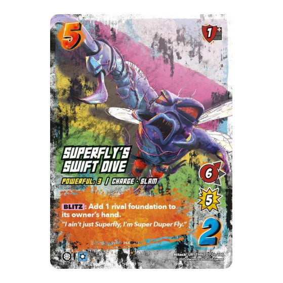 Superfly's Swift Dive (TMNT) #TMNT01 24/186 Ultra Rare (Foil Near Mint) Teenage Mutant Ninja Turtles UniVersus: 2025