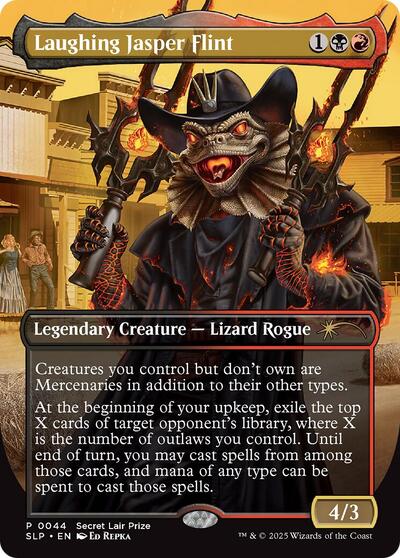 Laughing Jasper Flint (SLP) #44 Rare Secret Lair Showdown Magic: The Gathering: 2023