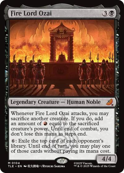 Fire Lord Ozai (TLE) #104 Mythic Rare Avatar: The Last Airbender: Eternal-Legal Magic: The Gathering: 2025
