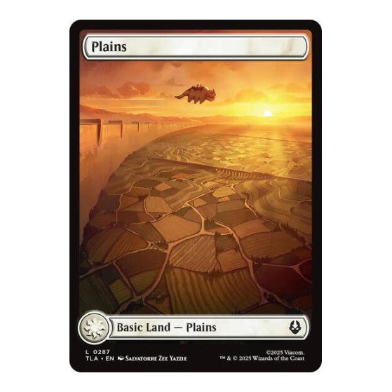 Plains (0287) (TLA) #287 Land Avatar: The Last Airbender Magic: The Gathering: 2025