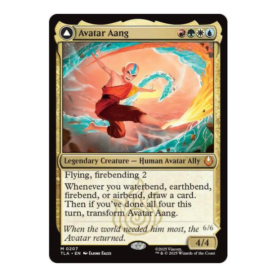 Avatar Aang (TLA) #207 Mythic Rare (Near Mint) Avatar: The Last Airbender Magic: The Gathering: 2025
