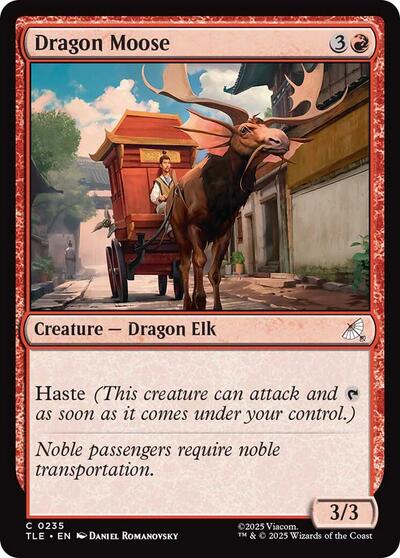 Dragon Moose 0235 (TLE) #235 Common (Near Mint) Avatar: The Last Airbender: Eternal-Legal Magic: The Gathering: 2025