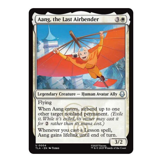 Aang, the Last Airbender (TLA) #4 Uncommon Avatar: The Last Airbender Magic: The Gathering: 2025